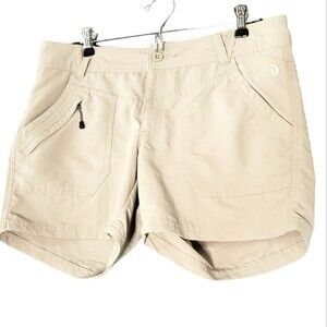 North Face Beige 5" Hiking Shorts Size 10